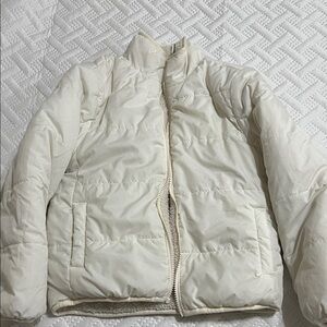 Member's Mark Kids Reversible Puffer Jacket - Cream